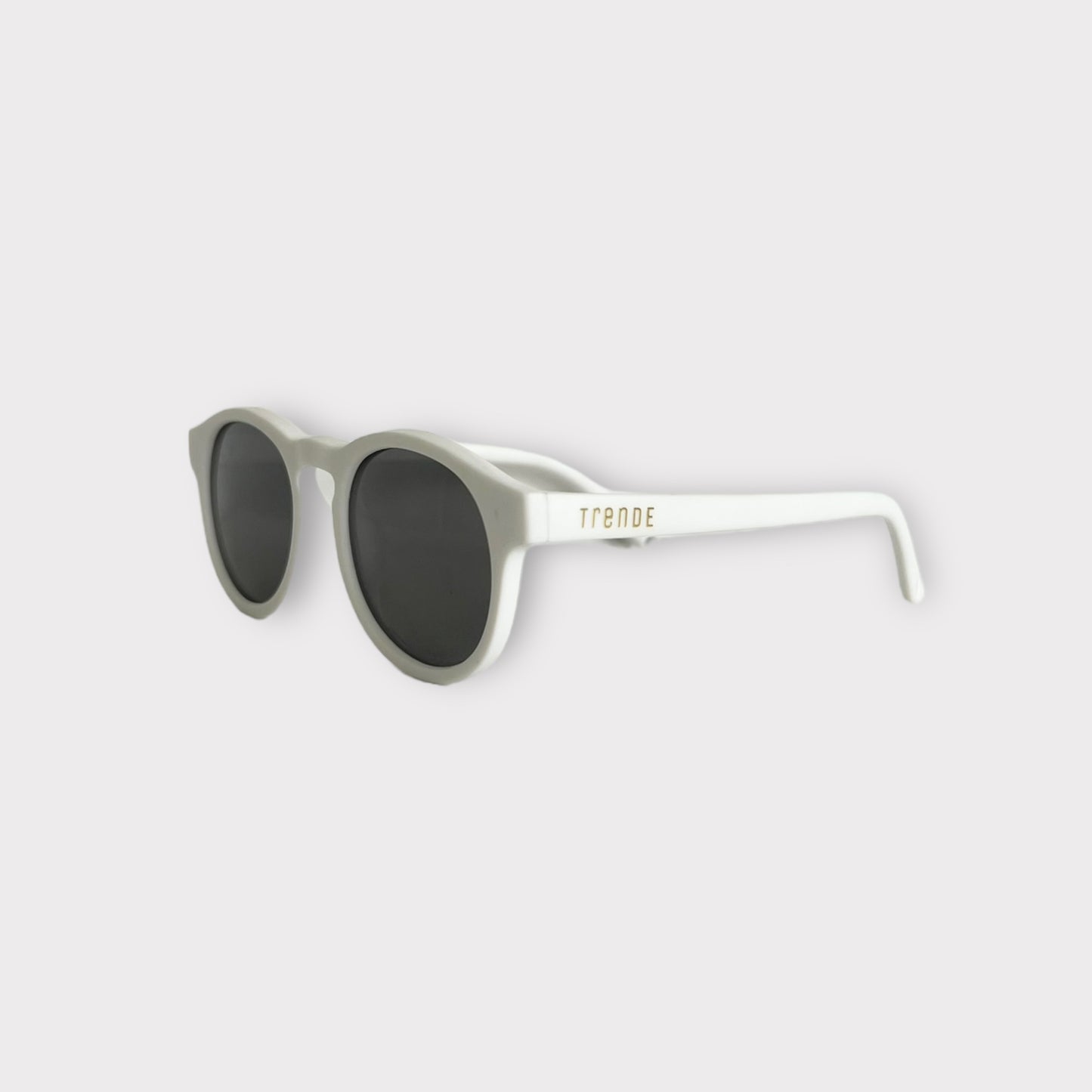 'Trende Flexi Mini' Sunglasses - White (Polarised)