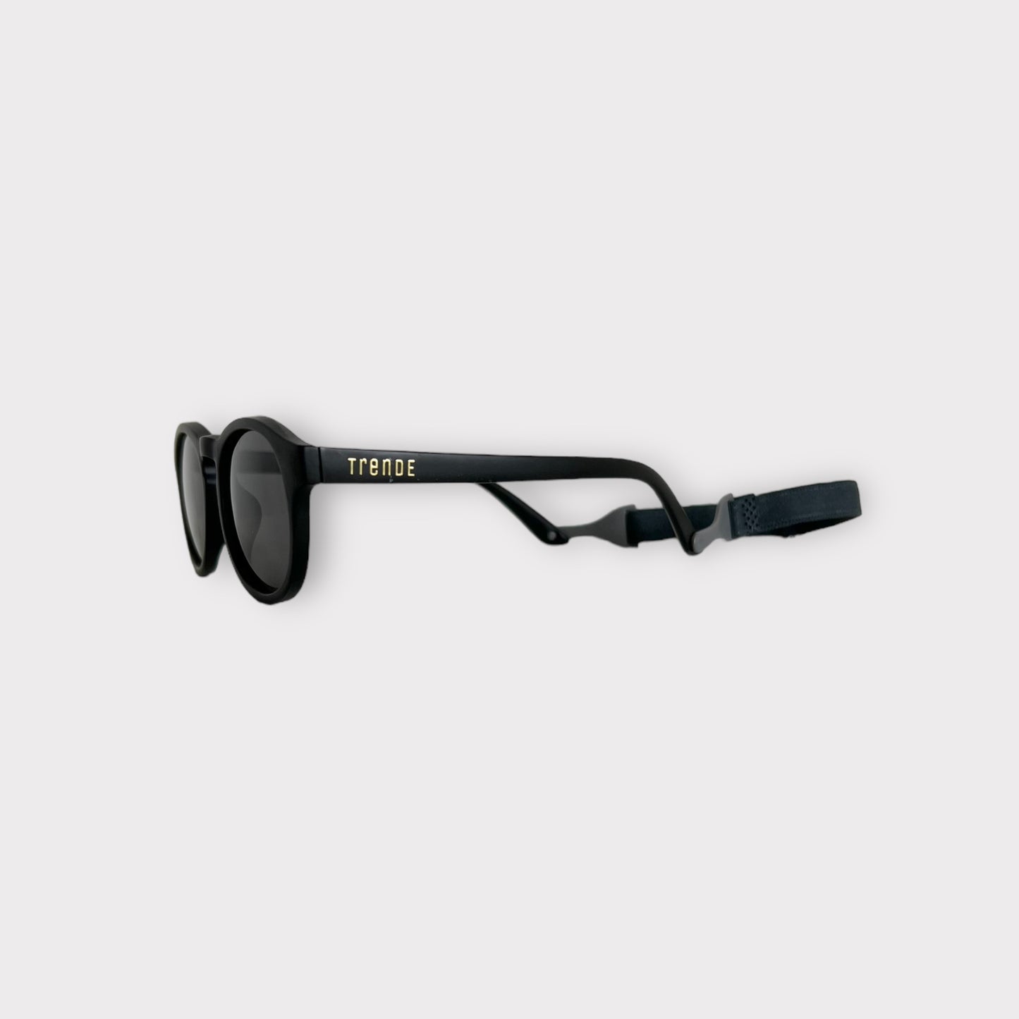 'Trende Flexi Mini' Sunglasses - Matte Black (Polarised)