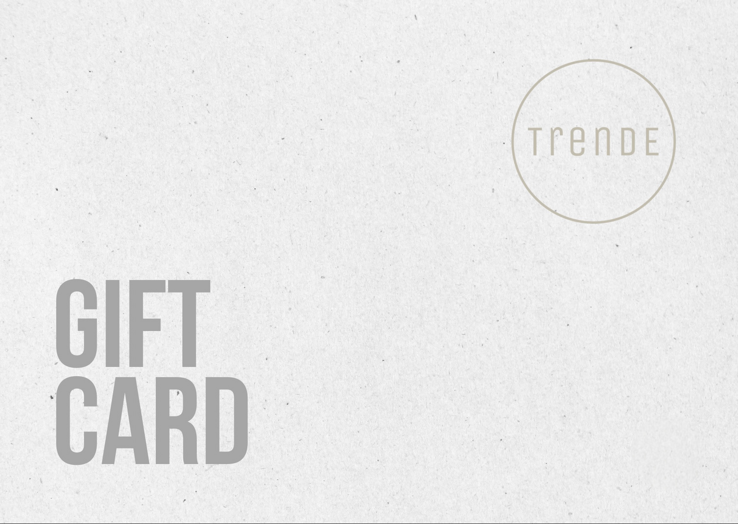 Trende Gift Card