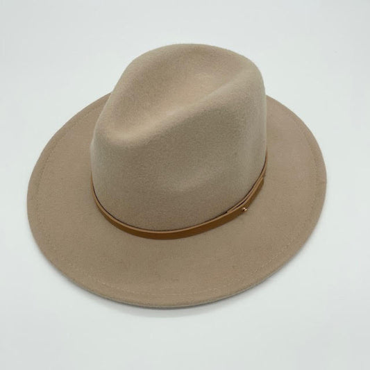 'The Indi' Adult Classic Fedora- Fawn