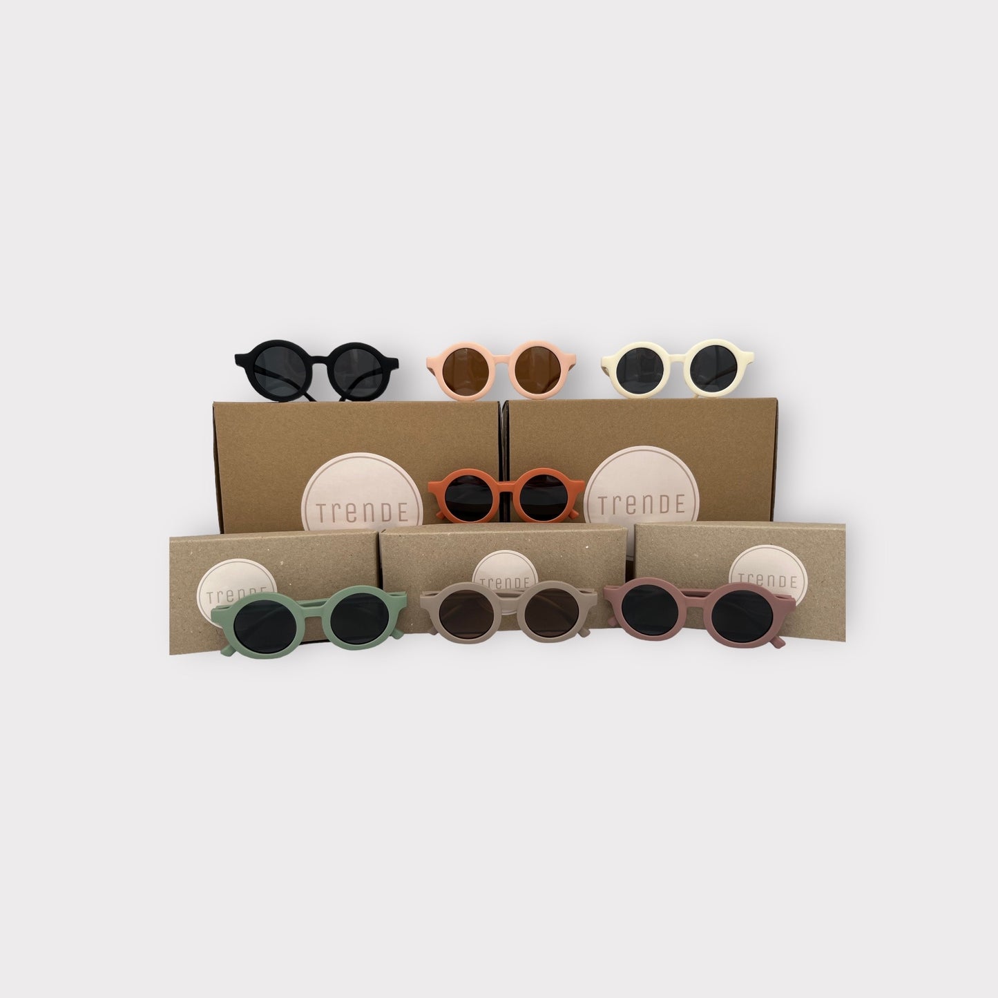 Trende Flexi Retro Sunglasses - Terracotta (Polarised)