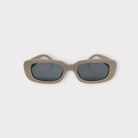 Adult 'Square Retro' Sunglasses - Coffee (UV400)