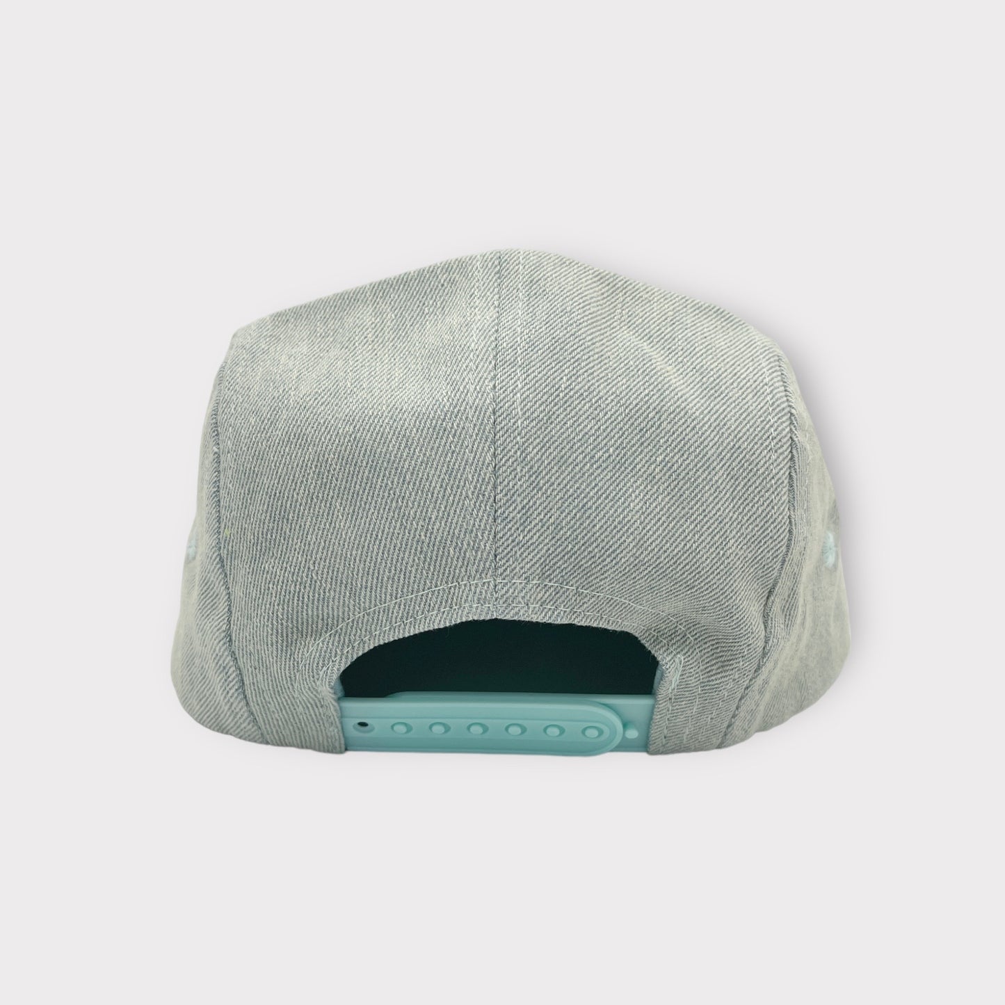 Five Panel Cap - Light Wash Denim