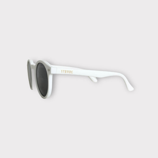 Trende Flexi Medium Sunglasses- White (Polarised)