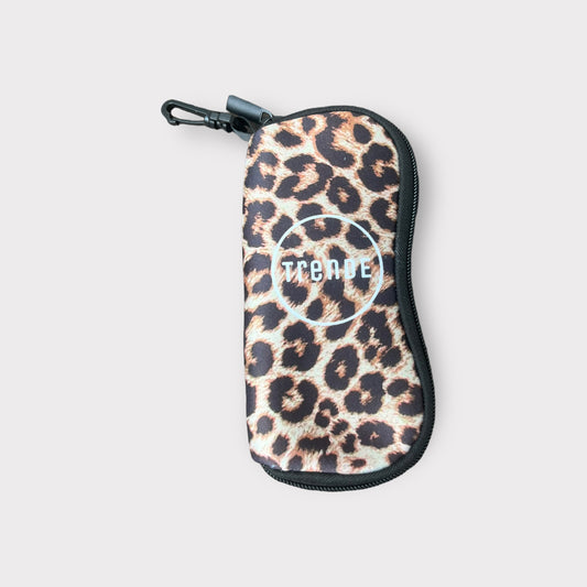 Neoprene Sunglasses Clip-on Case (Leopard)