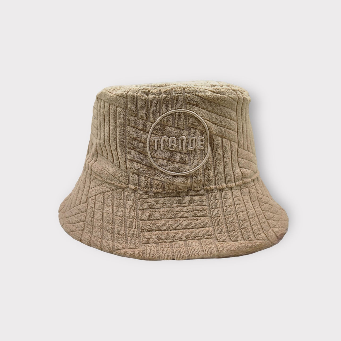 Kids Trende terry towel bucket hat (tan)