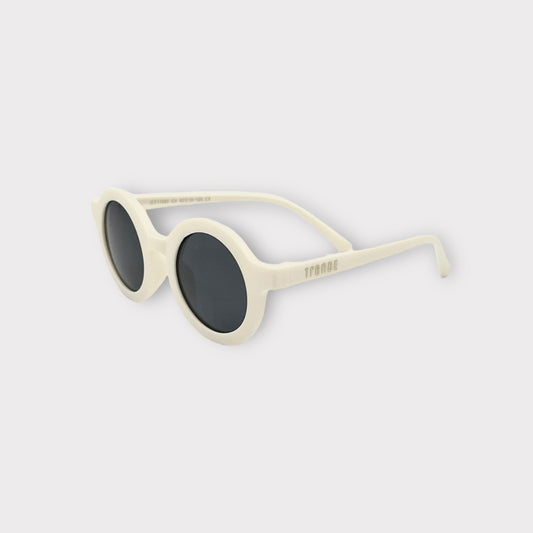 Trende Flexi Retro Sunglasses - Ivory (Polarised)