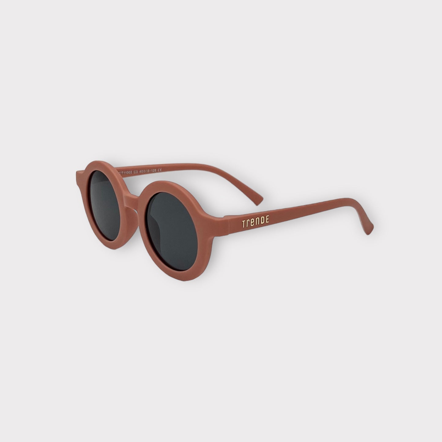 Trende Flexi Retro Sunglasses - Terracotta (Polarised)