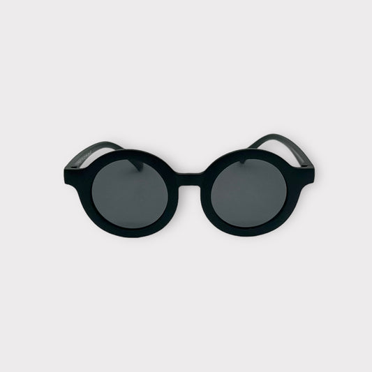 Trende Flexi Retro Sunglasses - Matte black (Polarised)