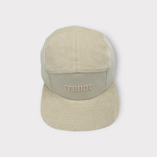 Five Panel Cap - Cream Corduroy