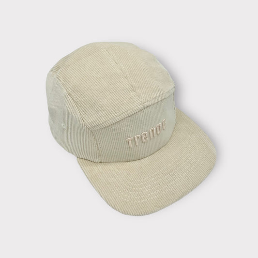 Five Panel Cap - Cream Corduroy