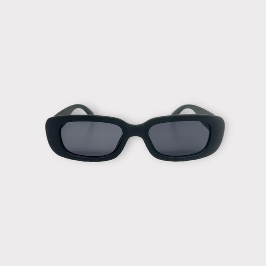 Kids 'Square Retro' Sunglasses - Black (UV400)