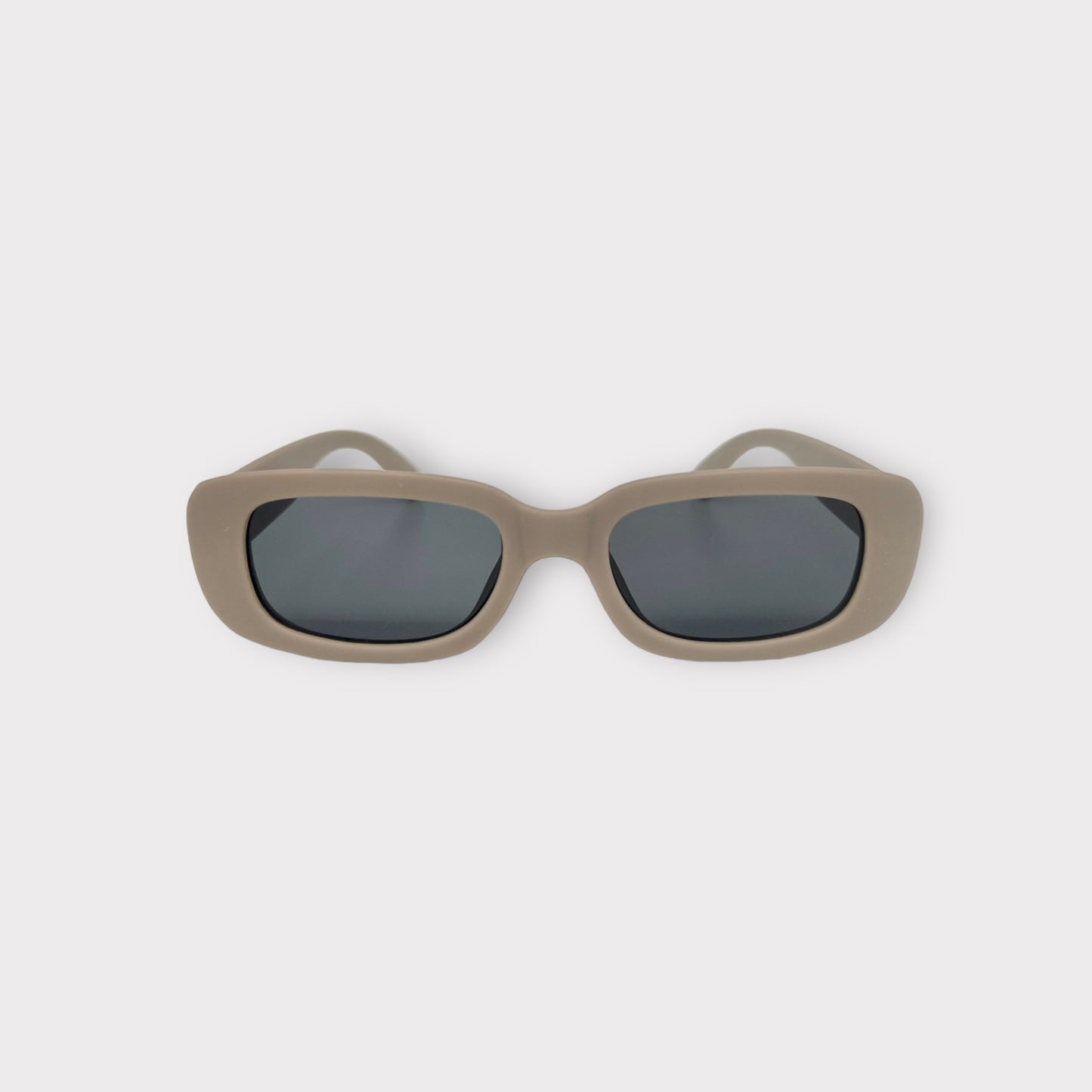 Kids 'Square Retro' Sunglasses - Coffee (UV400)