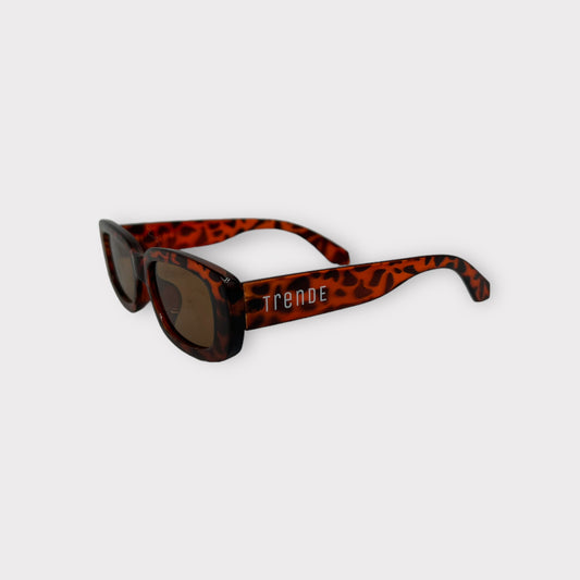 Kids 'Square Retro' Sunglasses - Dark Tortoise (UV400)