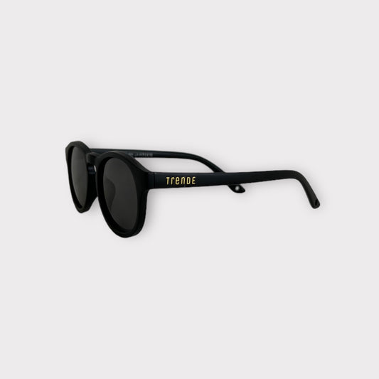 'Trende Flexi Mini' Sunglasses - Matte Black (Polarised)