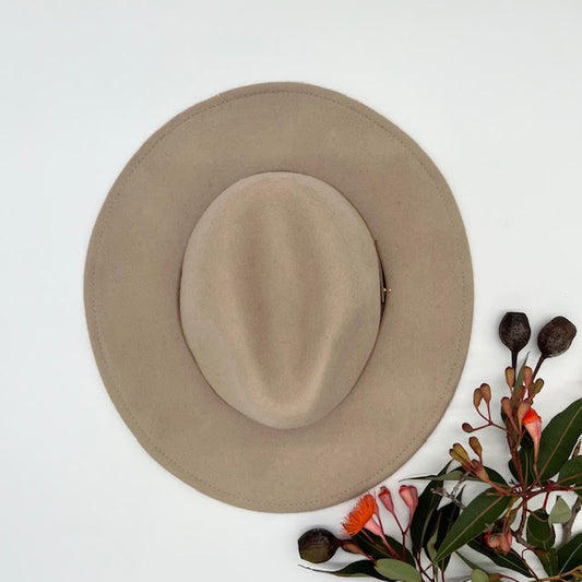 'The Indi' Adult Classic Fedora- Fawn