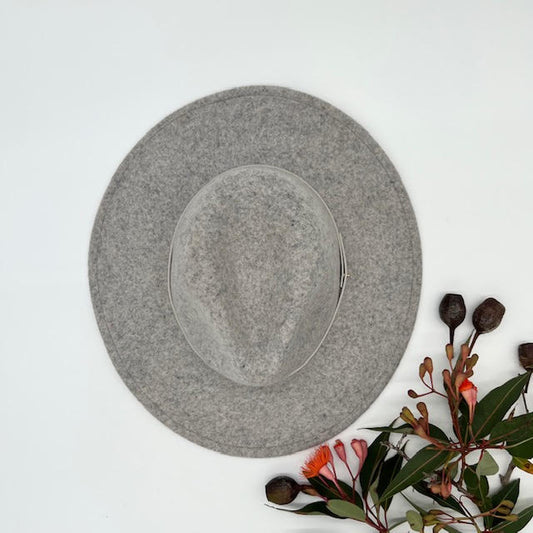 'The Indi' Adult Classic Fedora- Marle Grey