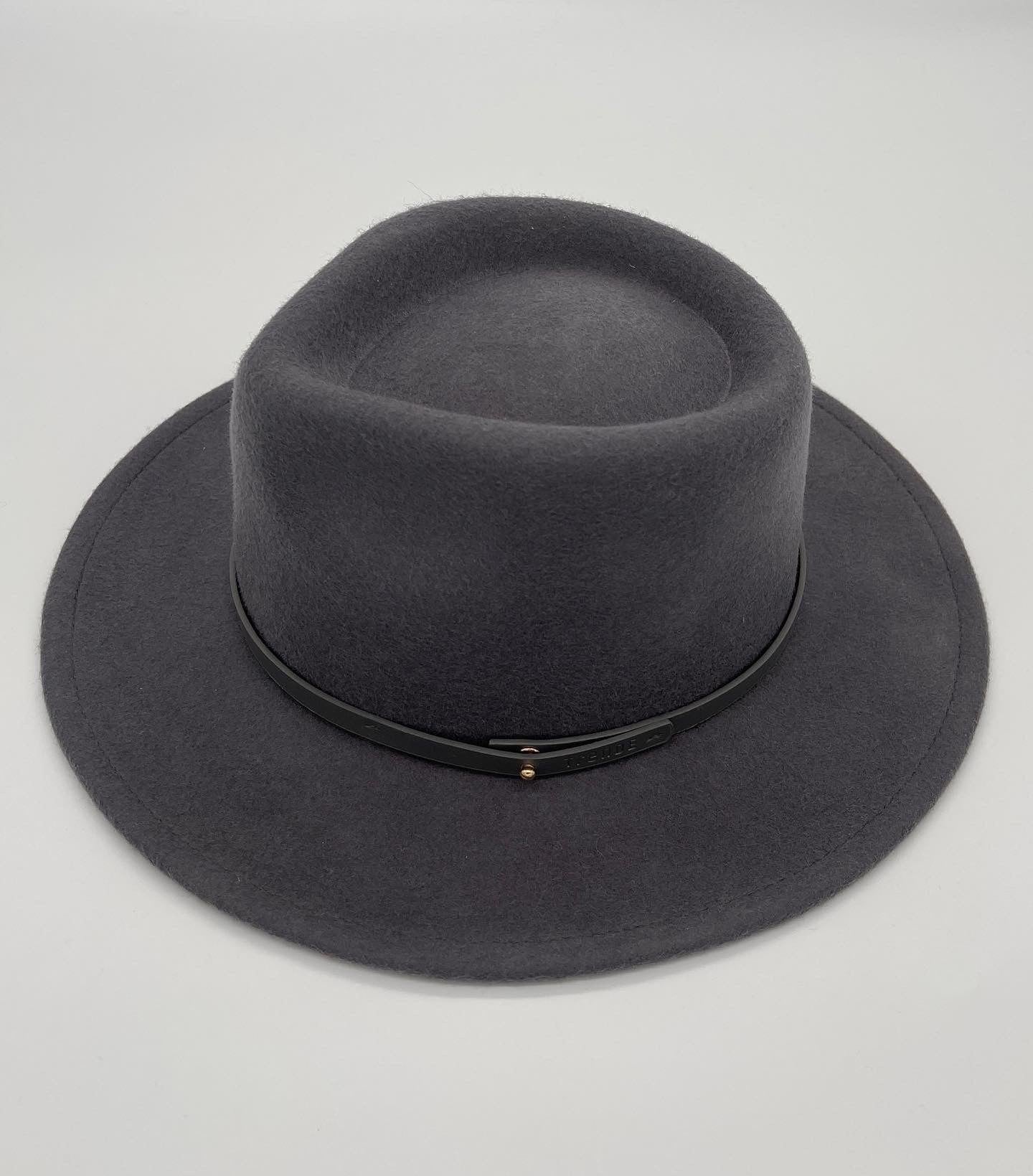 Mini Malone Fedora - Charcoal