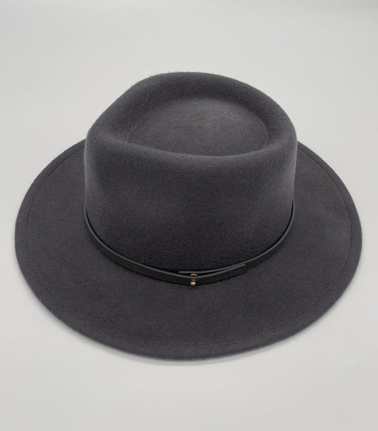 Mini Malone Fedora - Charcoal