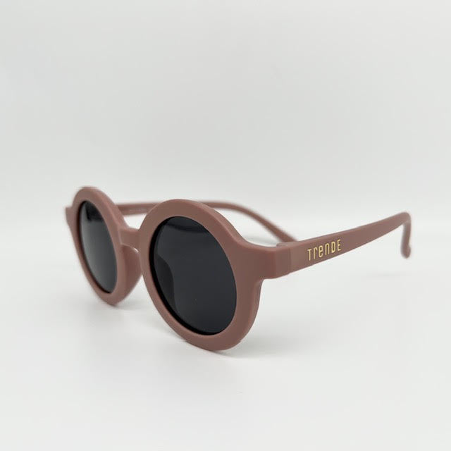 Trende Flexi Retro Sunglasses - Mauve (Polarised)