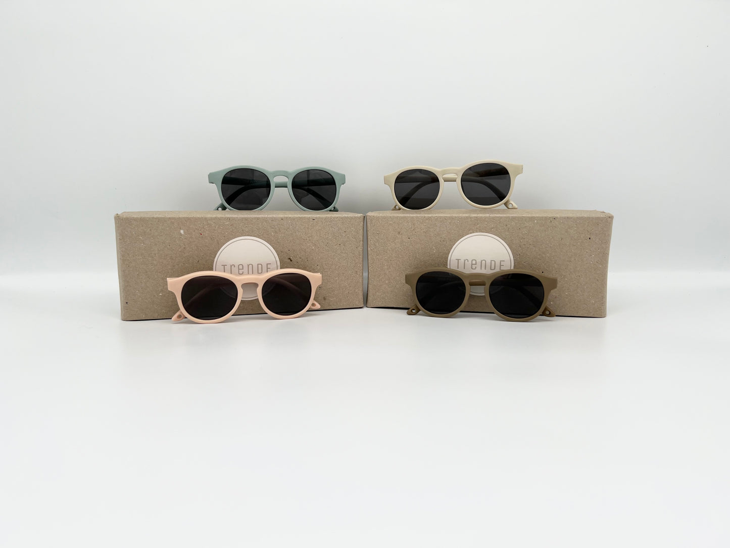 ‘Trende Flexi Mini’ Sunglasses - Coffee (Polarised)