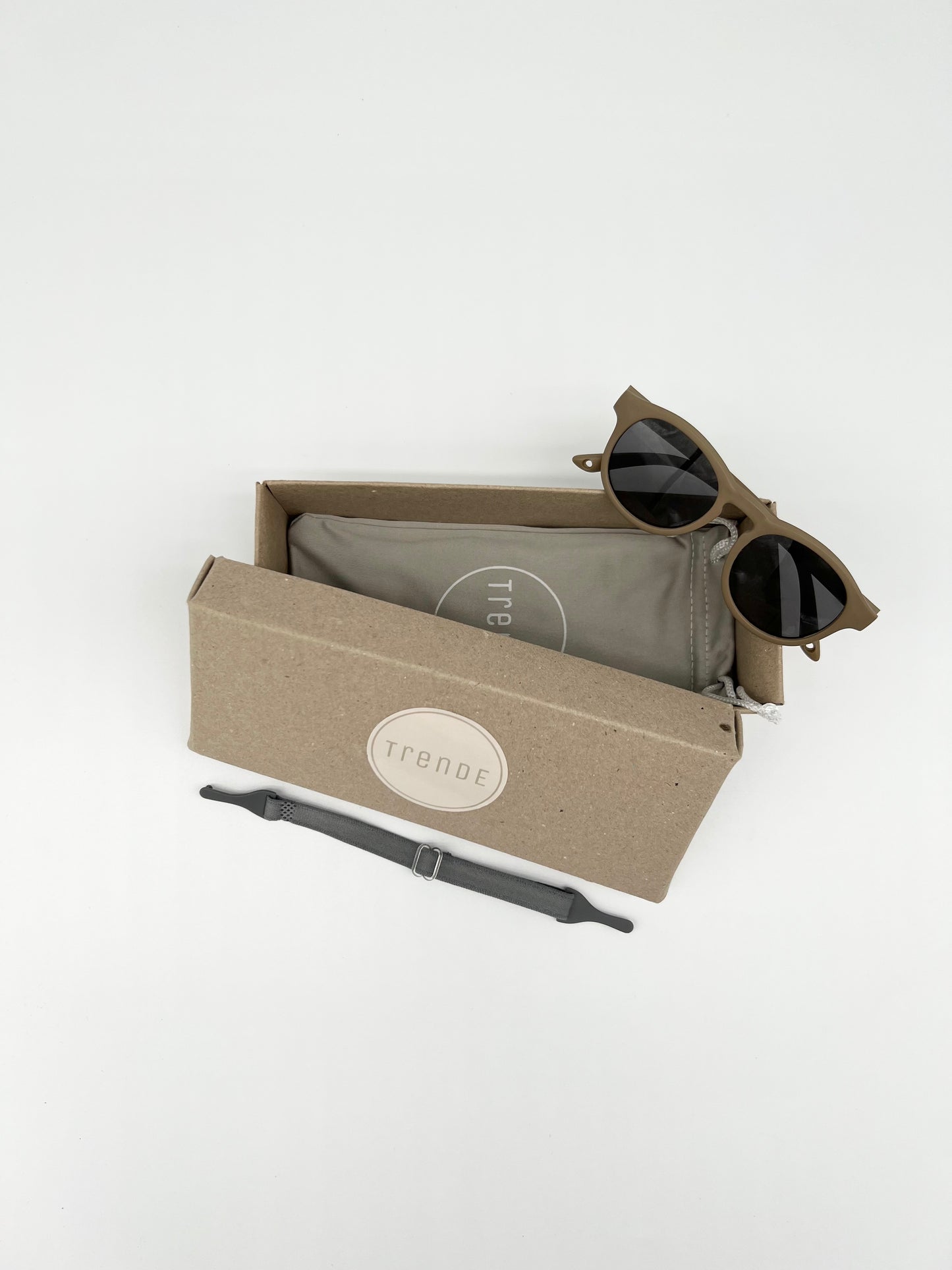 ‘Trende Flexi Mini’ Sunglasses - Coffee (Polarised)