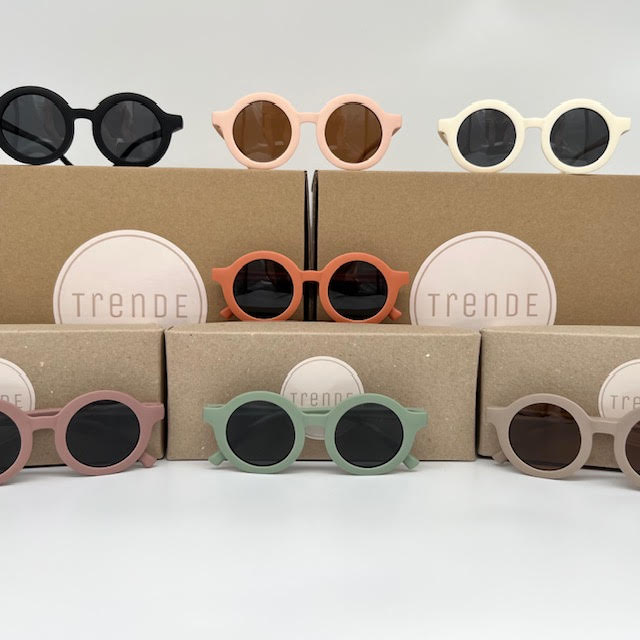 Trende Flexi Retro Sunglasses - Mauve (Polarised)